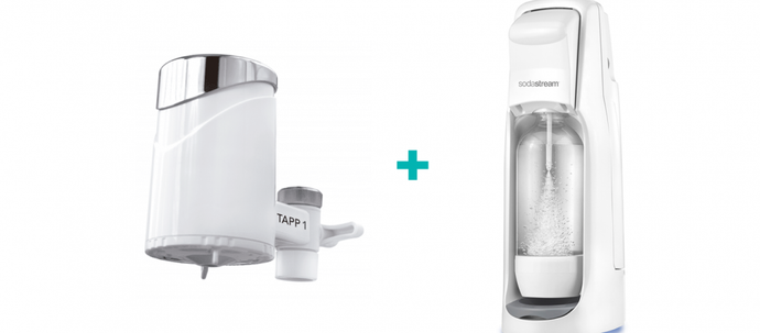 Water filter + Sodastream = healthy, less plastic, save money and increase happiness