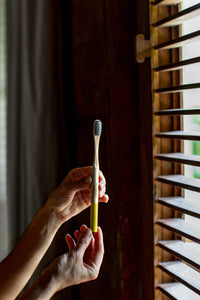 Bamboo Toothbrush Adult Round