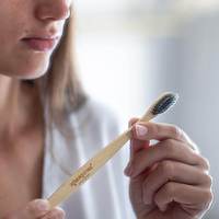 Bamboo Toothbrush Adult Flat